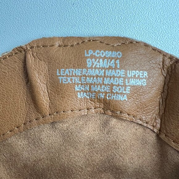 Lucky Brand Womens Cosmio Western Booties Brown Leather Block Heel size 9.5M - Picture 16 of 16